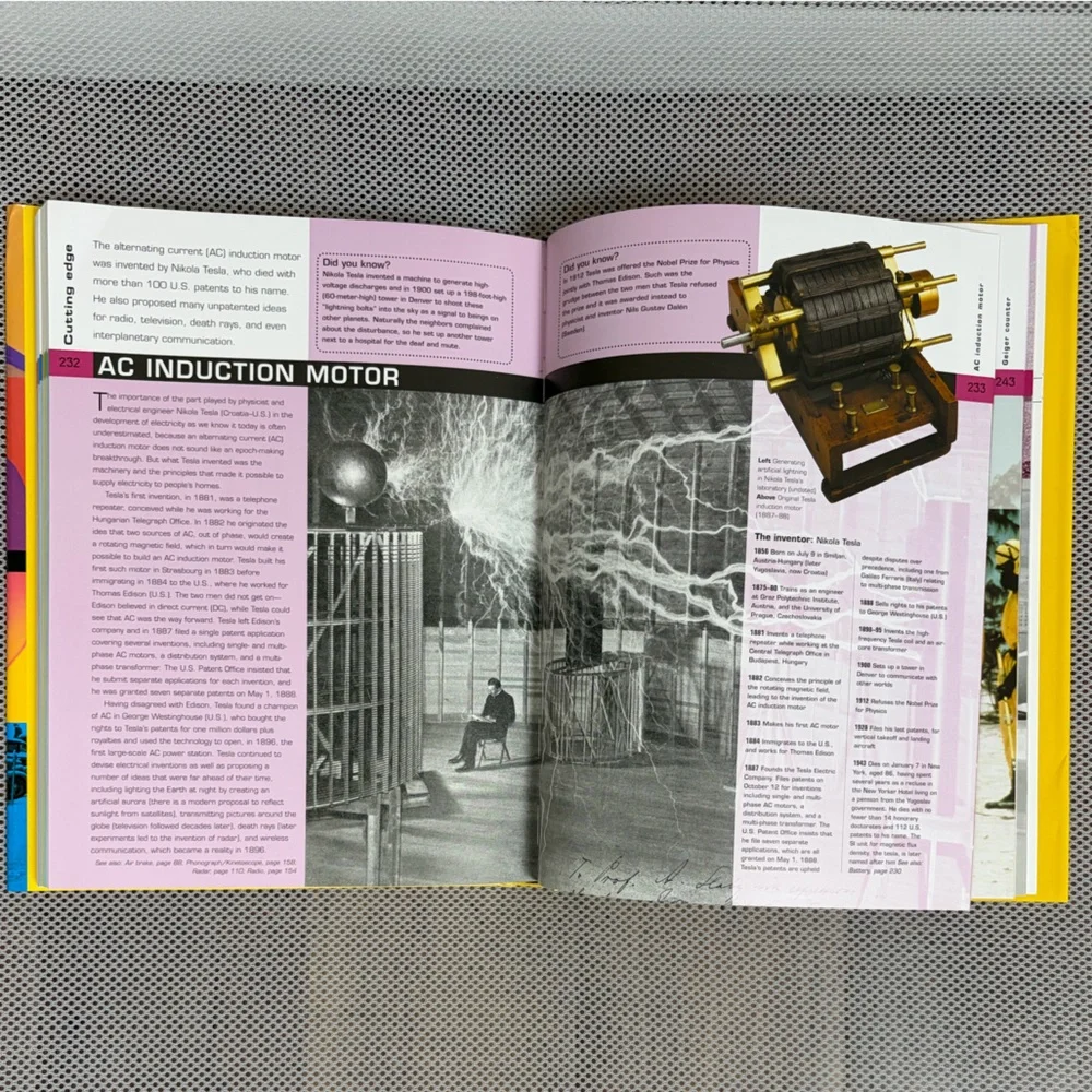 Nat Geo The Book of Inventions Ian Harrison Hardcover Art Fry Post-it Note Book